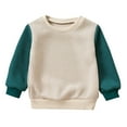 thumbnail image 1 of Vedolay Boys Long Sleeve Shirts Long Sleeve Shirt Tops Girls Autumn Clothes Green,100, 1 of 5
