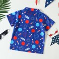 thumbnail image 1 of Vedolay Boys Shirt T-Shirts Boys and Girls Casual Tops Comfortable Short Sleeve Tees,Dark Blue 18-24 Months, 1 of 5