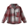 thumbnail image 1 of Vedolay Boys Shirts Autumn Print Long Sleeve Tops Boys Tees Red,120, 1 of 5