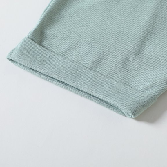 Vedolay Boys' Short Sets Boy Short Sleeve T-Shirt and Shorts Kid 2 Pcs Summer Clothes,Green 12-18 Months