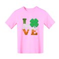 thumbnail image 1 of Vedolay Boys Short Sleeve Tops Casual T-Shirt Crewneck Short Sleeve Novelty Tops Tee for Boys,Pink 6-7 Years, 1 of 2