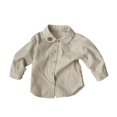 thumbnail image 1 of Vedolay Boys Sweatshirts 2023 Toddler Girl Boy Solid Knit Casual Sweater Blouse Pullover Sweatshirt Beige,100, 1 of 4