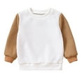 thumbnail image 1 of Vedolay Boys Sweatshirts Baby Toddler Girls Long Sleeve Autumn T-Shirt Brown,90, 1 of 5