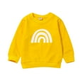 thumbnail image 1 of Vedolay Boys Sweatshirts Girls' long Sleeve Tops Girls Casual Loose Soft Shirt Yellow,100, 1 of 2