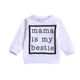 thumbnail image 1 of Vedolay Boys Sweatshirts Pullover Sweatshirt Tops Fall Outfit Casual Clothes White,90, 1 of 5