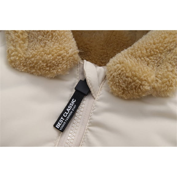 Vedolay Boys Tops Boys Fall Sequin Long Sleeve Zip Up Collar Party Jacket,Coffee 12-18 Months