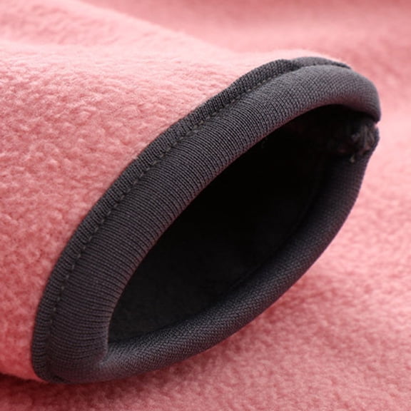 Vedolay Boys Tops Boys Fall Winter Coat Warm Wool Blend Hooded Outerwear Jacket,Pink 2-3 Years