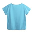 thumbnail image 1 of Vedolay Boys Tops Dressy Casual Boys Kids Short-Sleeve Shirts Summer Lightweight Denim Western Blouse Tops,Sky Blue 7-8 Years, 1 of 5