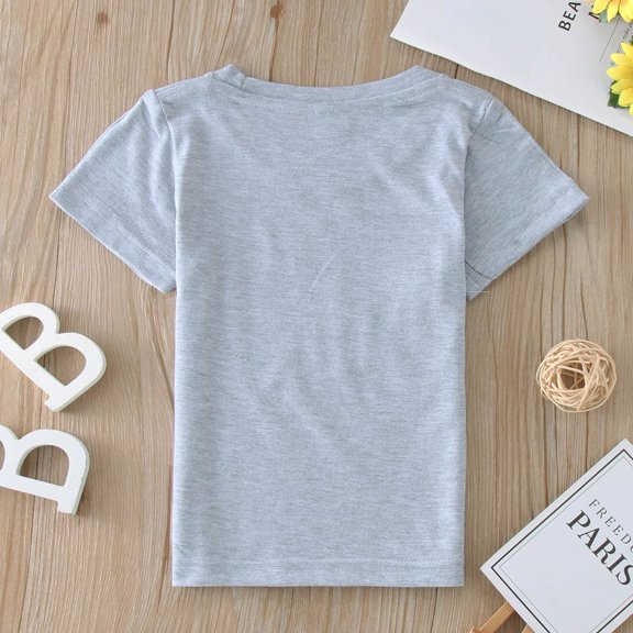 Vedolay Boys Tops Shirt Boy for Beach Vacation Short Sleeve Button Down Hawaiian Shirt for Boys,Gray 1-2 Years