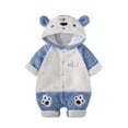 thumbnail image 1 of Vedolay Boys Winter Coat Hooded Coat Winter and Fall Outerwear Jacket 2023 Blue,90, 1 of 5