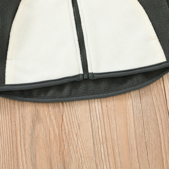 Vedolay BoysDenim Jackets Boys Ruffle Button Padded Winter Long Sleeve Jackets Outwear with Pockets,Gray 9-12 Months