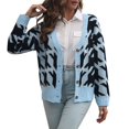 thumbnail image 1 of Vedolay Cardigans for Women 2023 Lightweight Crochet Knit Cardigans Button Down Sweaters Shrugs Blue,S, 1 of 5