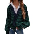 thumbnail image 1 of Vedolay Cardigans for Women 2023 Lightweight Crochet Knit Cardigans Button Down Sweaters Shrugs Green,2XL, 1 of 5