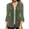 thumbnail image 1 of Vedolay Cardigans for Women Casual Knit Cardigan Sweaters Coats for Female 2023 Green,XL, 1 of 5