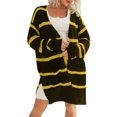 thumbnail image 1 of Vedolay Cardigans for Women Long Knitted Sweater Plus Size Loose Cardigan Yellow,M, 1 of 5