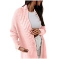 thumbnail image 1 of Vedolay Cardigans for Women Loose Sweater Cardigan Vintage Pattern Jacket Pink,One Size, 1 of 5