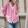 thumbnail image 1 of Vedolay Casual Jackets Womens Casual Jacket Casual Long Sleeve Casual Jacket with Pockets,Pink One Size, 1 of 5