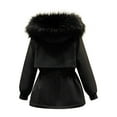thumbnail image 1 of Vedolay Casual Jackets for Women Autumn Coats Solid Color Long Sleeve Casual Jacket Outerwear,Black XL, 1 of 3