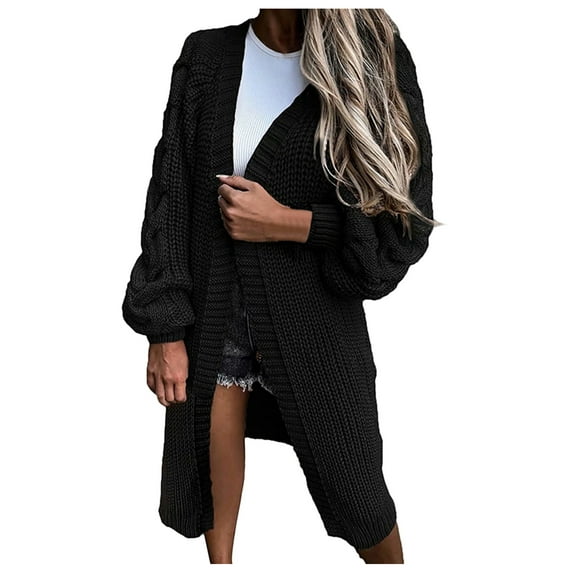 Vedolay Casual Jackets for Women Casual Jacket Professional Work Suit Jacket with Pockets,Black XL
