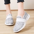 thumbnail image 1 of Vedolay Casual Shoes For Summer Women's Shoes Lug Sole Slip On Low Heel Platform Penny Loafers,White 9, 1 of 5