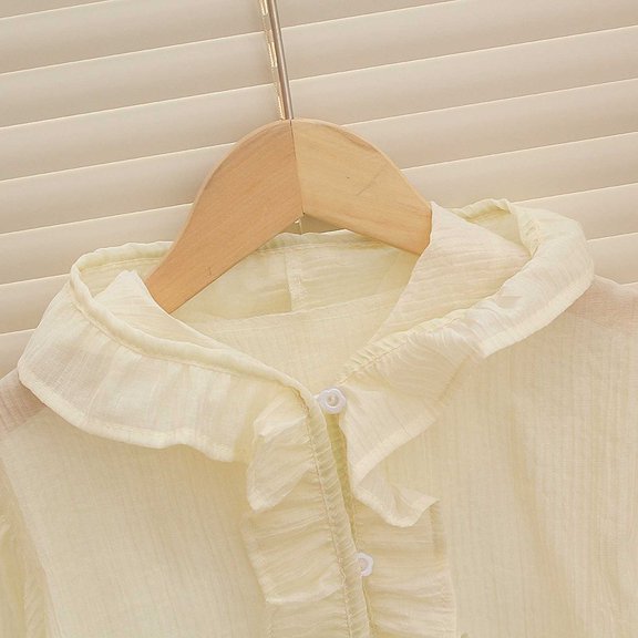 Vedolay Casual Tops for Girl Girl's Lined Jacket Winter Windproof Kids Warm Outerwear,White 3-4 Years