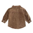 thumbnail image 1 of Vedolay Casual Tops for Girl Girls Fall Lightweight Colorblock Jacket for Toddler & Kids,Brown 18-24 Months, 1 of 5