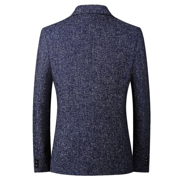 Vedolay Casual Tops for Men Blazers for Work Casual Open Front Long Sleeve Work Office Jackets,Navy 4XL