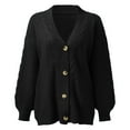 thumbnail image 1 of Vedolay Casual Tops for Women Casual Jacket Solid Double Fashion Open Front Suit Jacket,Black S, 1 of 4
