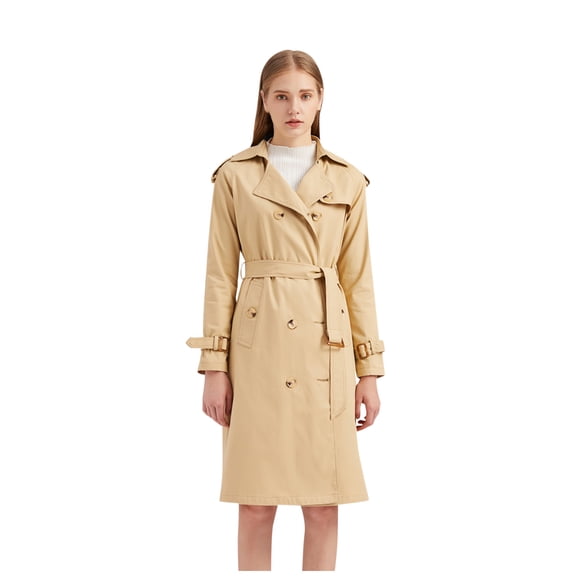 Vedolay Casual jacket Women Oversized Casual Jacket Casual Long Sleeve Button Down Coat,Yellow S