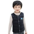thumbnail image 1 of Vedolay Child Coats Kids Hooded Grils Toddler Jacket 2023 Thick Girls Coat Black,110, 1 of 4