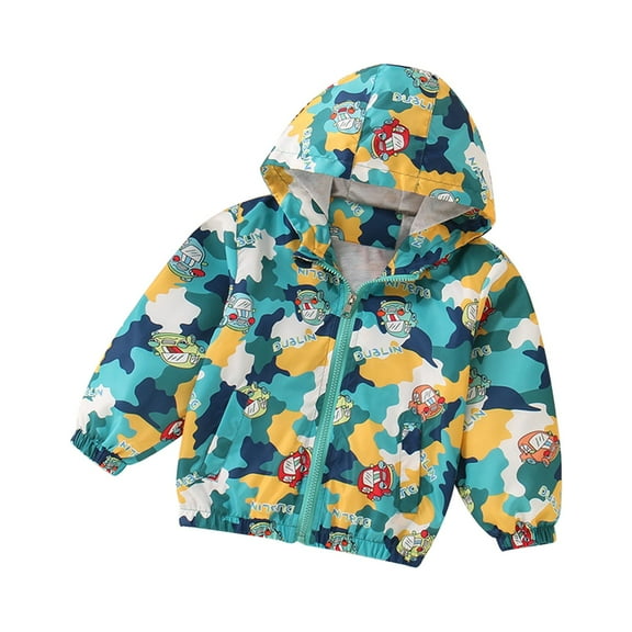 Vedolay Children Coat Winter Thick Warm Hooded Windproof Outwear Jacket Hoodies Coat Camouflage,6-7 Years