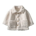 thumbnail image 1 of Vedolay Children's Jackets 2023 Baby Hooded Girls Kids Thick Girls Coat Outwear White,130, 1 of 5