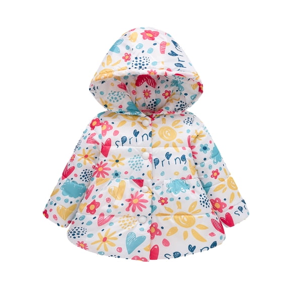 Vedolay Children's Jackets Toddler Hood Thick Warm Winter Outerwear Snowsuit Coat Hot Pink,100