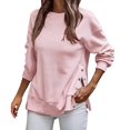 thumbnail image 1 of Vedolay Clothes for Women Long Sleeve Slim Fit Sweater Top 2023 Pink,M, 1 of 5