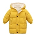 thumbnail image 1 of Vedolay Coat for Boys Hooded Coat Winter and Fall Outerwear Jacket Yellow,120, 1 of 5