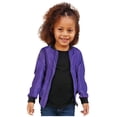 thumbnail image 1 of Vedolay Coat for Toddler Baby Girls Casual Button Down Overcoat Jackets Outwear 2023 Purple,100, 1 of 4