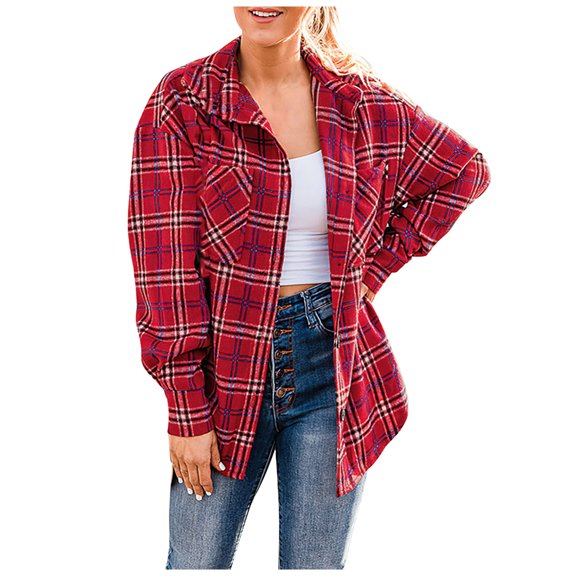 Vedolay Coat for Women Autumn Coats Solid Color Long Sleeve Casual Jacket Outerwear,RD2 S