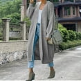 thumbnail image 1 of Vedolay Coat for Women Fashion for Work 2023 Business Casual Slim Fit Elegant Jackets,GY1 XL, 1 of 5
