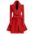 thumbnail image 1 of Vedolay Coat for Women Wind Waterproof Jacket Hooded Rain Outdoor Coat Red,XL, 1 of 2
