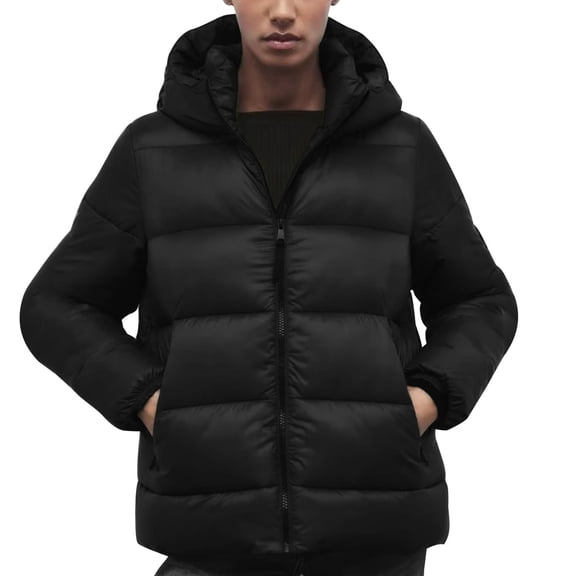 Vedolay Coat for Women Winter Business Work Fall Coat Fashion Fall Coat Black,L