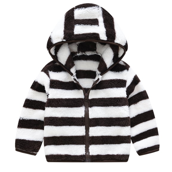 Vedolay Coats Boy's Winter Puffer Coat with Pockets and Hood,Coffee 3-4 Years