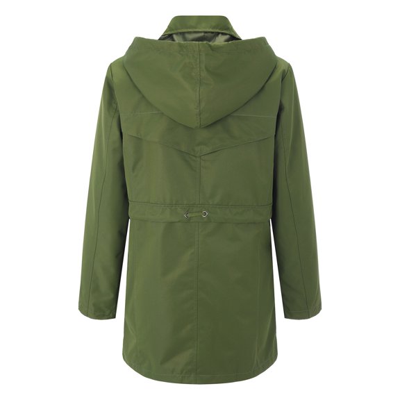 Vedolay Coats Womens Casual Long Sleeve Lapel Button Open Front Work Office Jackets Suit,Army Green M