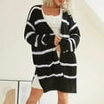 thumbnail image 1 of Vedolay Coats Womens Oversized Casual Distresse Mid Long Casual Jacket Casual Coats,White M, 1 of 5