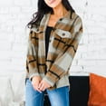thumbnail image 1 of Vedolay Coats Womens Oversized Trendy Coats Fashion Casual Dressy Casual Jackets,Khaki L, 1 of 4