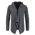 thumbnail image 1 of Vedolay Coats for Men Padded Puffer Jacket Coat with Hood 2023 Grey,3XL, 1 of 3