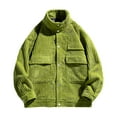 thumbnail image 1 of Vedolay Coats for Men Work Winter Open Front Cardigan Coats Tops Green,L, 1 of 5
