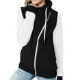 thumbnail image 1 of Vedolay Coats for Women 2023 Button Plush Tops Hooded Loose Cardigan Winter Jacket White,L, 1 of 4