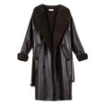 thumbnail image 1 of Vedolay Coats for Women Hooded Cardigan Casual Warming Outwear for Autumn Coffee,L, 1 of 3