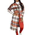 thumbnail image 1 of Vedolay Coats for Women Open Front Work Winter Jacket Coat Orange,2XL, 1 of 5