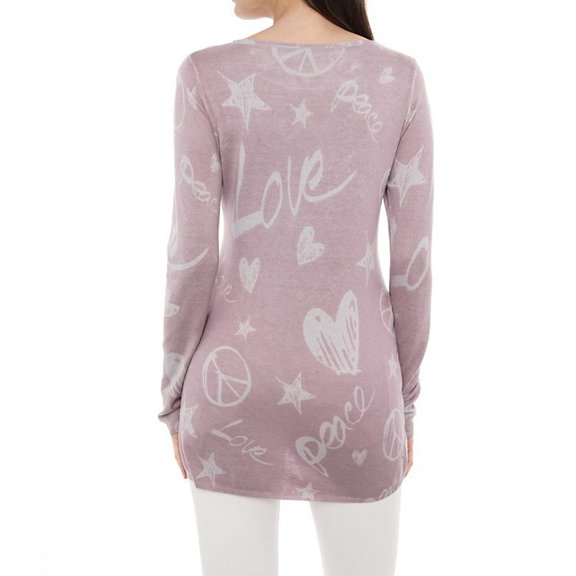 Vedolay Cropped Sweater Womens Fall Pullover Sweaters Casual Crew Neck Long Sleeve Lightweight Tops,Pink S